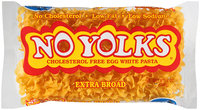 No Yolks® Cholesterol Free Egg White Pasta Extra Broad Noodles 8 oz. Bag