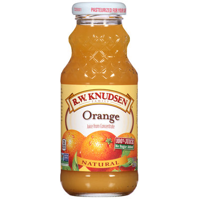 R.W. Knudsen Family® Natural Orange 100% Juice 8 fl. oz. Bottle