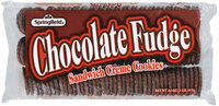 Springfield Chocolate Fudge Sandwich Creme Cookies 32 Oz Tray