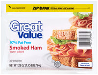 Great Value™ Smoked Ham 28 oz. ZIP-PAK®