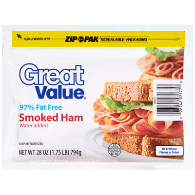 Great Value™ Smoked Ham 28 oz. ZIP-PAK®
