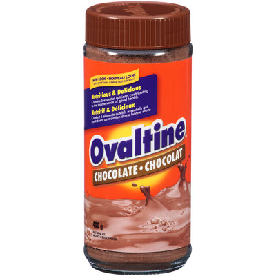 Ovaltine® Chocolate Malt Drink Mix 400g Glass Jar