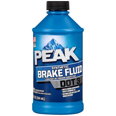Peak® DOT 3 Synthetic Brake Fluid 12 fl. oz. Bottle