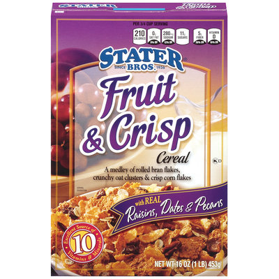 SStater Bros.® Fruit & Crisp Cereal 16 oz