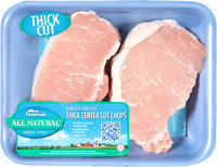 Farmland® Boneless Pork Loin Thick Center Cut Chops Tray