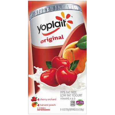 Yoplait® Original Cherry Orchard Harvest Peach Low Fat Yogurt