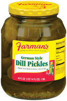 Farman's German Style Dill Pickles 46 Oz Jar