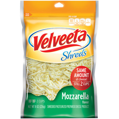 Kraft Mozzarella Flavor Velveeta Shreds 8 oz. Bag