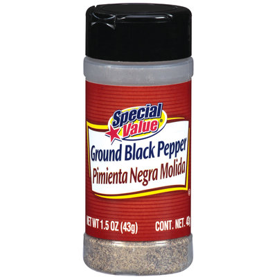 Special Value Ground Black Pepper 1.5 Oz Shaker