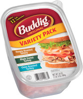 Buddig™ Original Variety Pack Honey Roasted/Black Forest/Oven Roasted Turkey 24 oz. Plastic Container