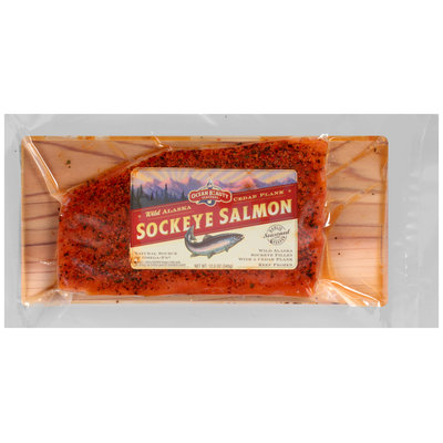 Ocean Beauty Seafoods Wild Alaska Cedar Plank Sockeye Salmon 12 oz. Pack
