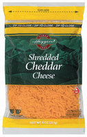 Haggen Shredded Cheddar 2 Cups Cheese 8 Oz Bag