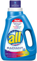all® Radiant Laundry Detergent 24 Loads 46.5 fl. oz. Bottle