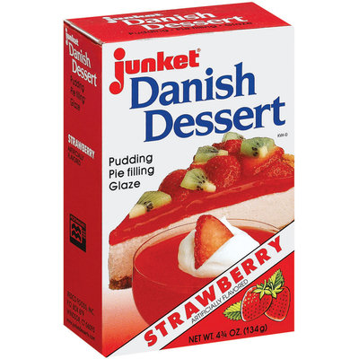 Junket Strawberry Danish Dessert 4.75 Oz Box