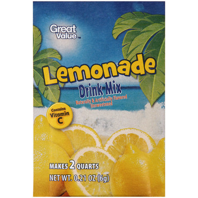 Great Value™ Unsweetened Lemonade Drink Mix