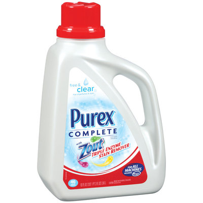 Purex Liquid Detergents Complete Free & Clear W/Zout Laundry Detergent 83 Oz Jug