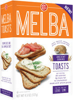 Old London Ancient Grains Melba Toast 4.5 oz. Box
