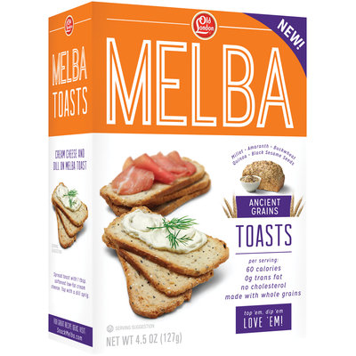 Old London Ancient Grains Melba Toast 4.5 oz. Box