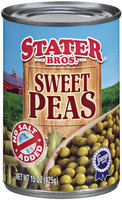 Stater Bros.® No Salt Added Sweet Peas 15 oz Can