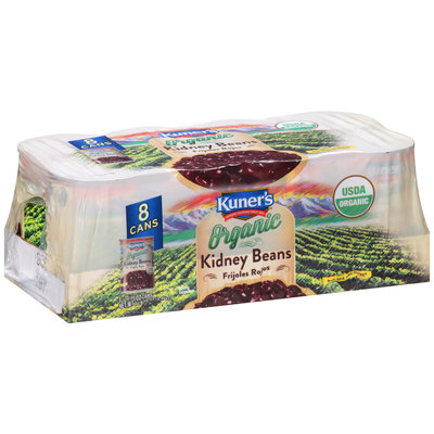 Kuner's® Organic Kidney Beans 8-15.25 oz. Cans
