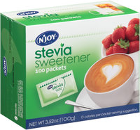 N'Joy® Brand Stevia Sweetener 100 Packets Box