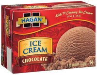 Hagan Chocolate Ice Cream 1.75 Qt Box