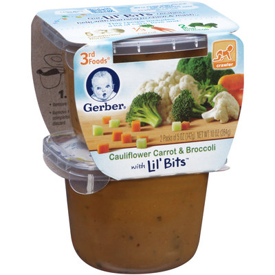 Gerber® 3rd Foods Lil' Bits Cauliflower Carrot & Broccoli
