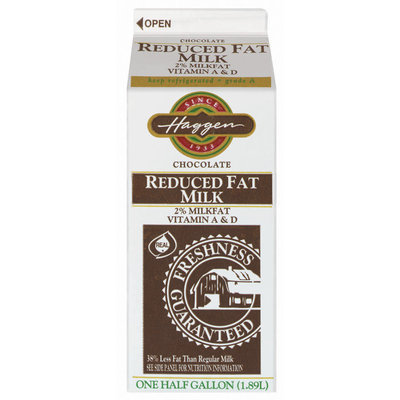 Haggen Chocolate Vitamin A & D 2% Milk Fat Reduced Fat Milk