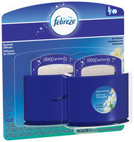 Febreze Sleep Serenity Bedside Diffuser Quiet Jasmine Air Freshener Value Pack 2-0.18 fl. oz. Carded Pack