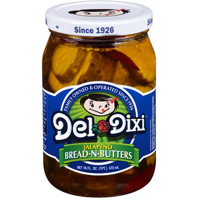 Del-Dixi® Jalapeno Bread-N-Butters 16 fl. oz. Jar