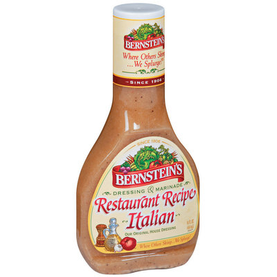 Bernstein's Restaurant Recipe Italian Dressing 14 Oz Plastic Bottle