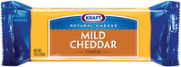 Kraft Natural Cheese Cheddar Mild Chunk Cheese 8 Oz Brick
