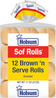 Holsum® Sof Rolls® Brown 'n Serve Rolls 12 ct Bag