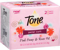 Tone® Petal Soft Pink Peony & Rose Oil Soap 2-4.25 oz. Bars