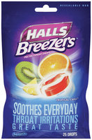Halls® Breezers® Tropical Chill® Pectin Throat Drops 25 ct Bag