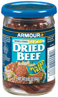 Armour Sliced 95% Fat Free Beef Dried 2.25 Oz Jar