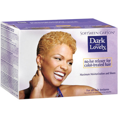 Dark and Lovely Maximum Moisturization and Sheen No-Lye Relaxer For Color-Treated Hair 1 Ct Box