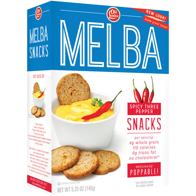 Old London® Melba Snacks Spicy 3 Pepper 5.25 oz. Box