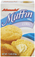 Schnucks Corn 7.5 Oz Muffin Mix Box