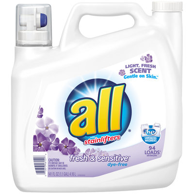 all® fresh & sensitive Laundry Detergent 94 Loads 141 fl. oz. Bottle