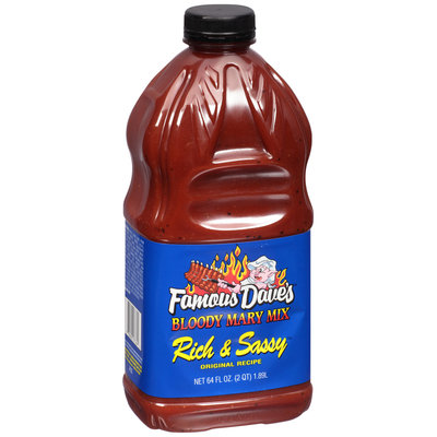 Famous Dave's® Original Recipe Rich & Sassy™ Bloody Mary Mix 64 fl. oz. Plastic Bottle
