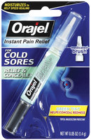 Orajel Instant Pain Relief Cold Sore W/Concealer .05 Oz Peg