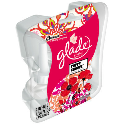 Glade® PlugIns® Poppy Groove™ Scented Oil Refills 2 ct Pack