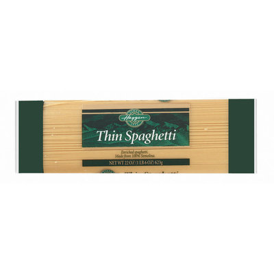 Haggen Thin Spaghetti Pasta 22 Oz Bag