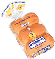 Evangeline Maid® Hamburger Enriched Buns 12 ct Bag