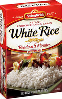 Springfield® Instant Enriched Long Grain White Rice 28 oz. Box