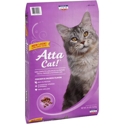 Atta Cat!® Chicken & Salmon Flavor Cat Food 20 lb. Bag