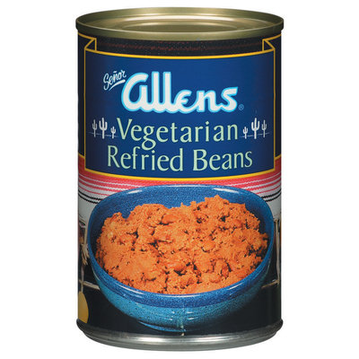 The Allens Vegetarian Refried Beans 16 Oz Can