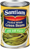 Santiam® Premium Quality Pickled Whole Green Beans with Dill Flavor 14.5 oz. Can