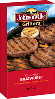Johnsonville Grillers Original Brat Patties 24oz 6ct box (102031)